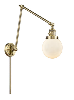 Innovations - 238-AB-G201-6 - One Light Swing Arm Lamp - Franklin Restoration - Antique Brass