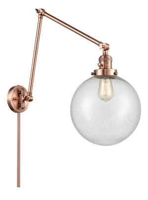 Innovations - 238-AC-G204-10 - One Light Swing Arm Lamp - Franklin Restoration - Antique Copper