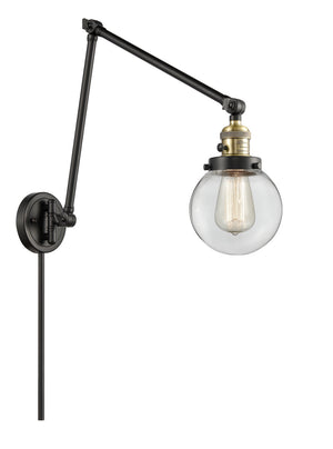 Innovations - 238-BAB-G202-6 - One Light Swing Arm Lamp - Franklin Restoration - Black Antique Brass