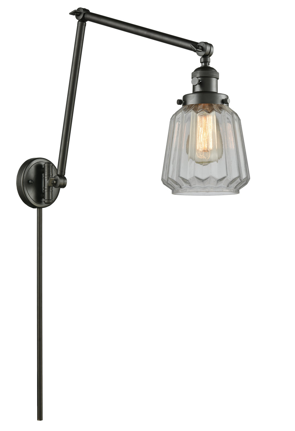 Innovations - 238-OB-G142 - One Light Swing Arm Lamp - Franklin Restoration - Oil Rubbed Bronze