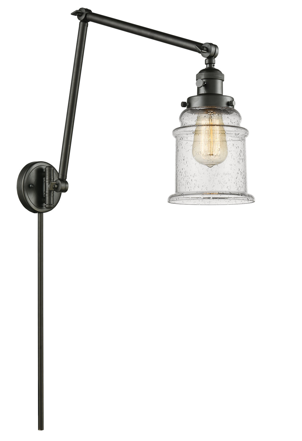 Innovations - 238-OB-G184 - One Light Swing Arm Lamp - Franklin Restoration - Oil Rubbed Bronze