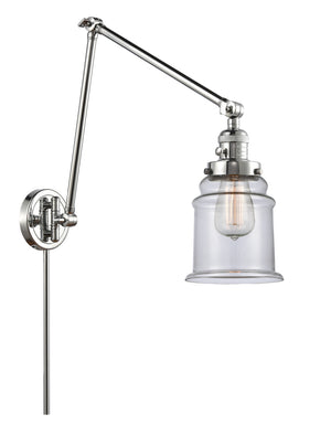 Innovations - 238-PC-G182 - One Light Swing Arm Lamp - Franklin Restoration - Polished Chrome