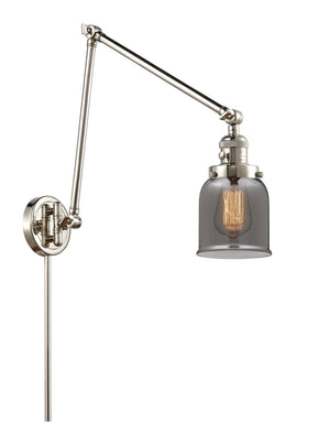 Innovations - 238-PN-G53 - One Light Swing Arm Lamp - Franklin Restoration - Polished Nickel