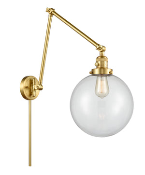 Innovations - 238-SG-G202-10 - One Light Swing Arm Lamp - Franklin Restoration - Satin Gold