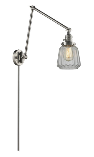 Innovations - 238-SN-G142 - One Light Swing Arm Lamp - Franklin Restoration - Brushed Satin Nickel