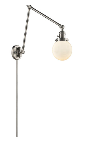 Innovations - 238-SN-G201-6-LED - LED Swing Arm Lamp - Franklin Restoration - Brushed Satin Nickel