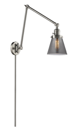 Innovations - 238-SN-G63 - One Light Swing Arm Lamp - Franklin Restoration - Brushed Satin Nickel