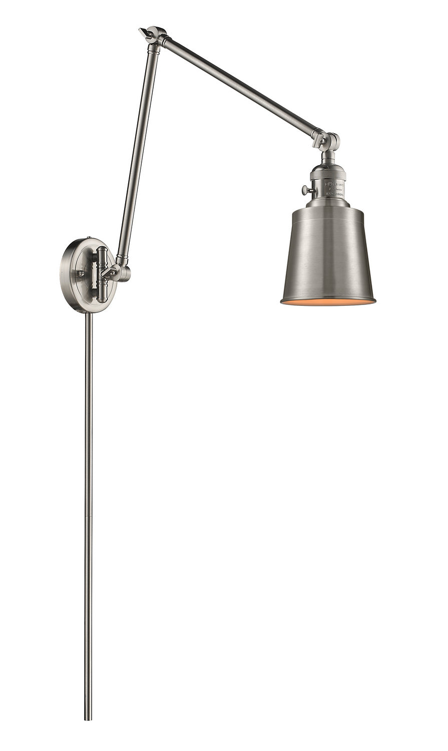 Innovations - 238-SN-M9-SN - One Light Swing Arm Lamp - Franklin Restoration - Brushed Satin Nickel