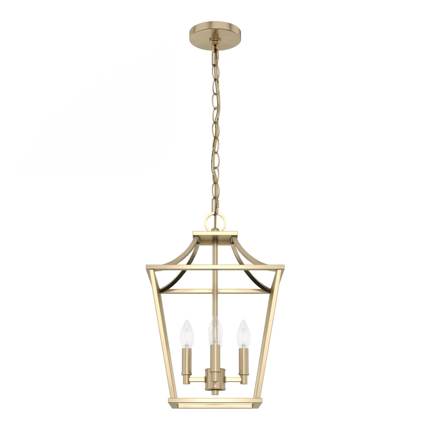 Hunter - 19066 - Four Light Pendant - Laurel Ridge - Alturas Gold