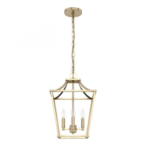 Hunter - 19066 - Four Light Pendant - Laurel Ridge - Alturas Gold