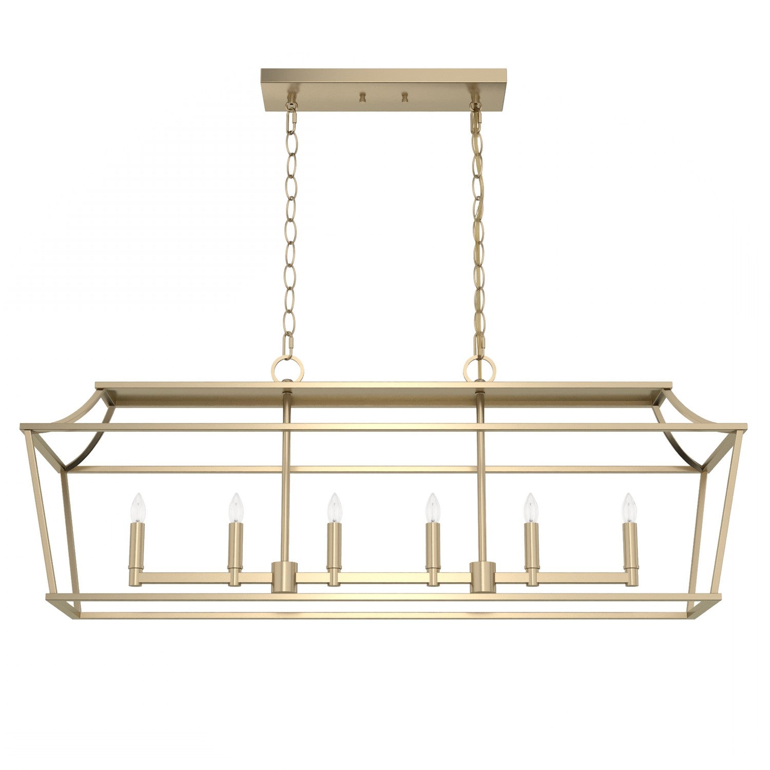 Hunter - 19078 - Six Light Chandelier - Laurel Ridge - Alturas Gold