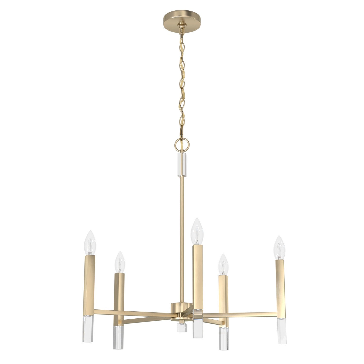 Hunter - 19523 - Five Light Chandelier - Sunjai - Alturas Gold
