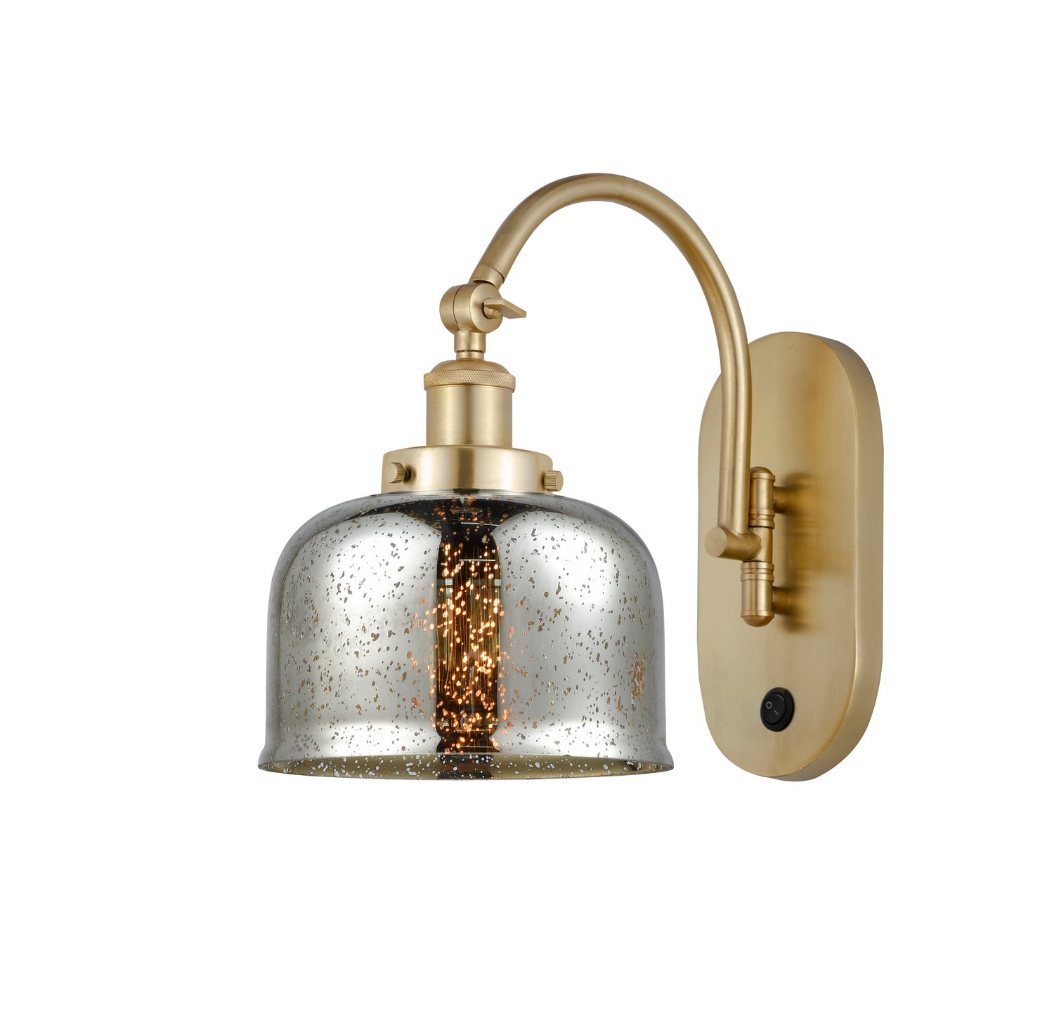 Innovations - 918-1W-SG-G78 - One Light Wall Sconce - Franklin Restoration - Satin Gold