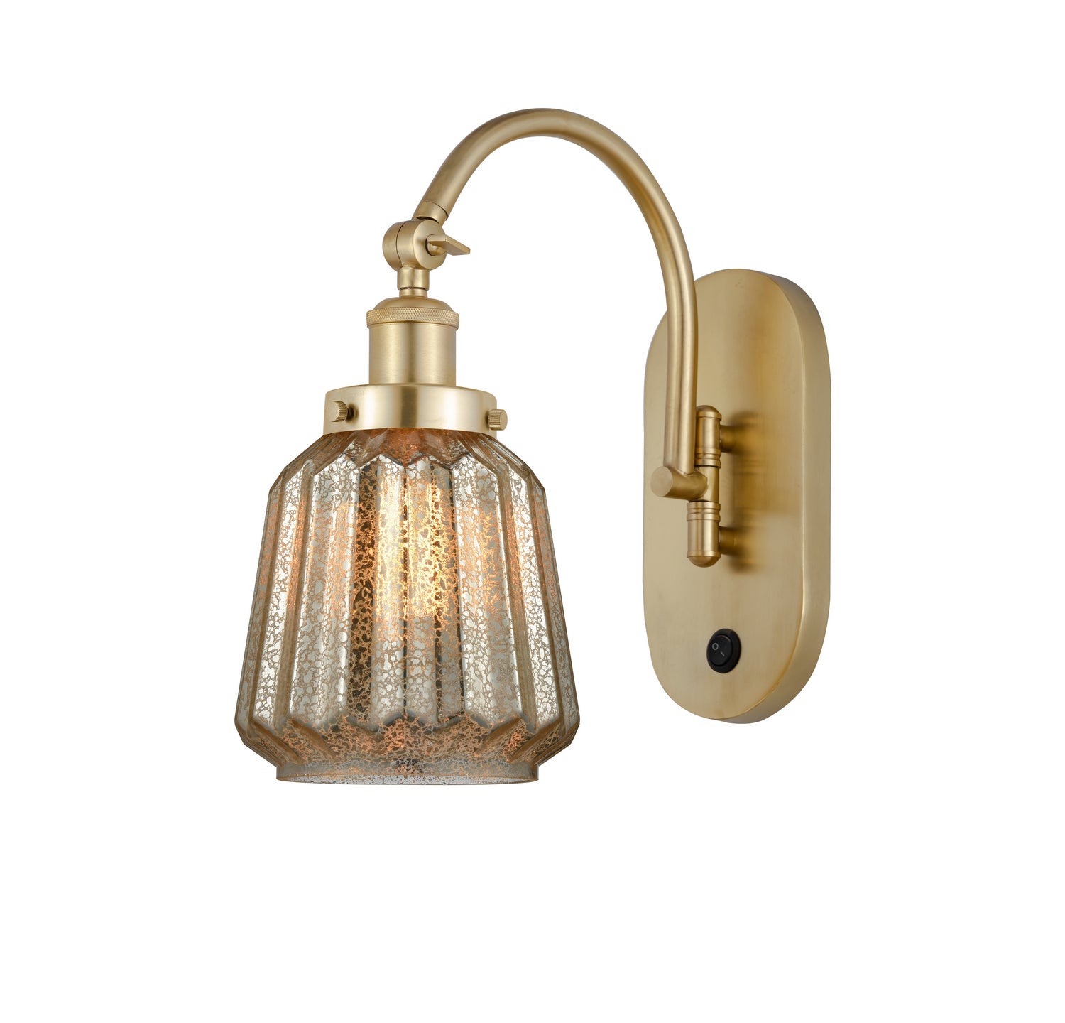 Innovations - 918-1W-SG-G146 - One Light Wall Sconce - Franklin Restoration - Satin Gold