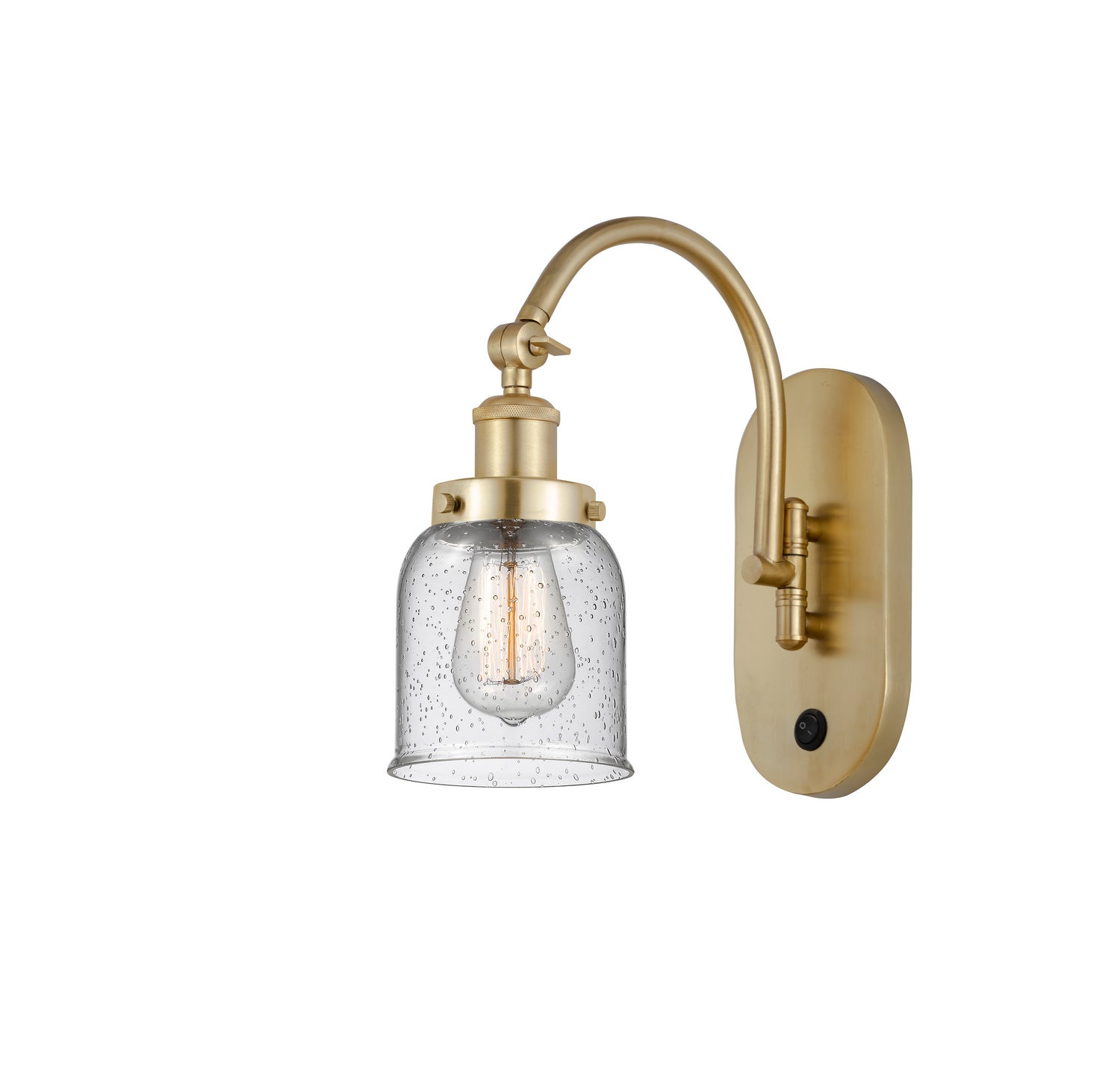 Innovations - 918-1W-SG-G54 - One Light Wall Sconce - Franklin Restoration - Satin Gold