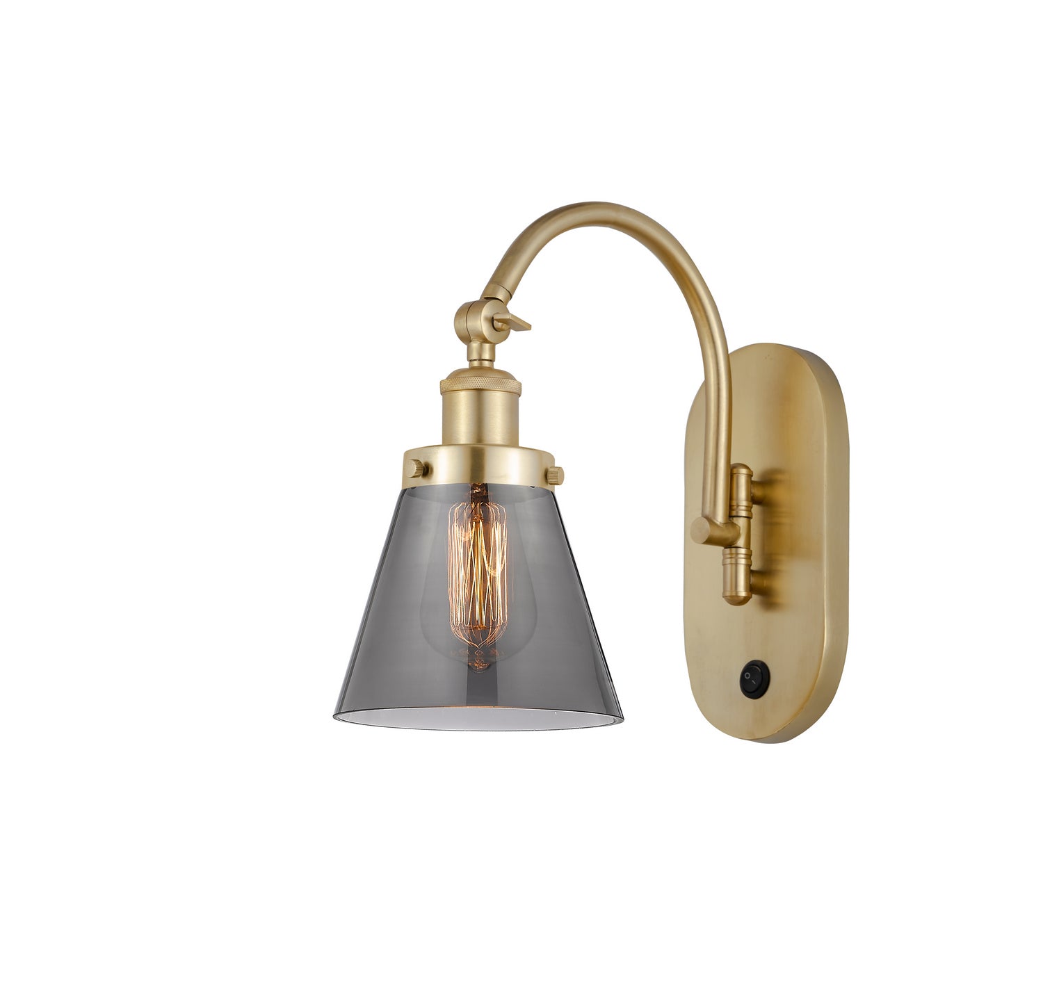 Innovations - 918-1W-SG-G63 - One Light Wall Sconce - Franklin Restoration - Satin Gold