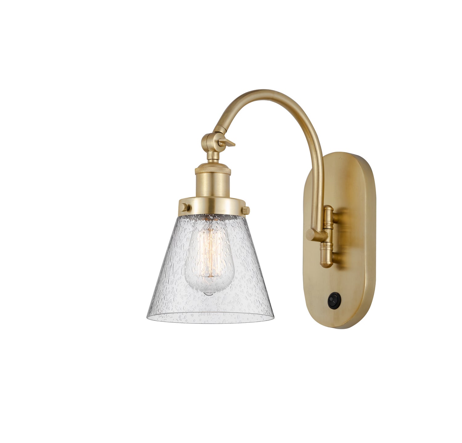 Innovations - 918-1W-SG-G64 - One Light Wall Sconce - Franklin Restoration - Satin Gold