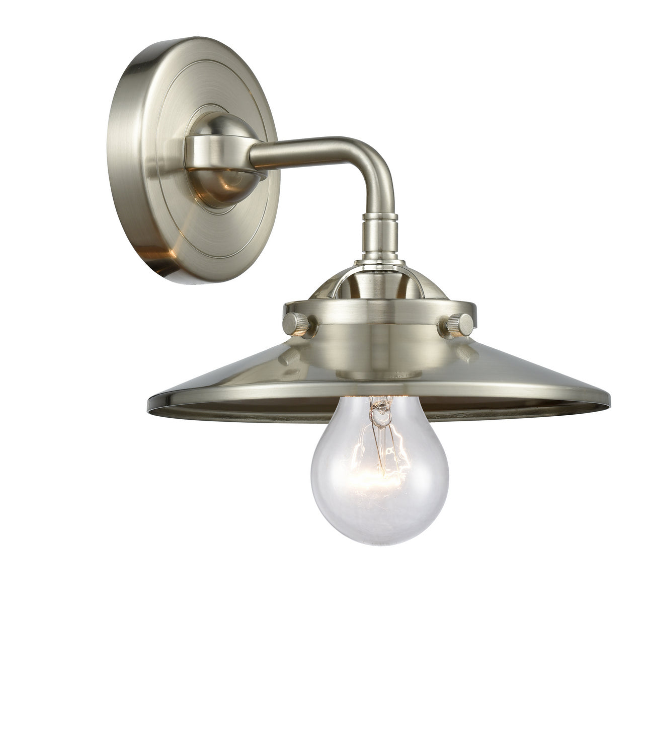 Innovations - 284-1W-SN-M2-SN - One Light Wall Sconce - Nouveau - Brushed Satin Nickel