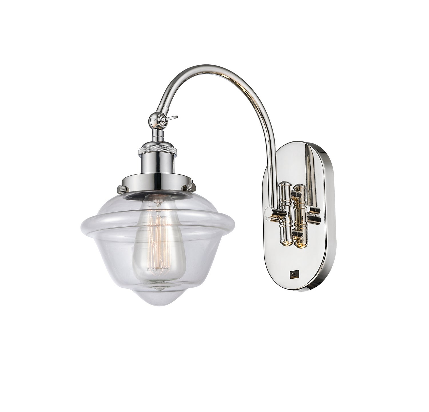 Innovations - 918-1W-PN-G532 - One Light Wall Sconce - Franklin Restoration - Polished Nickel