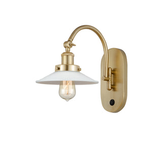 Innovations - 918-1W-SG-G1 - One Light Wall Sconce - Franklin Restoration - Satin Gold