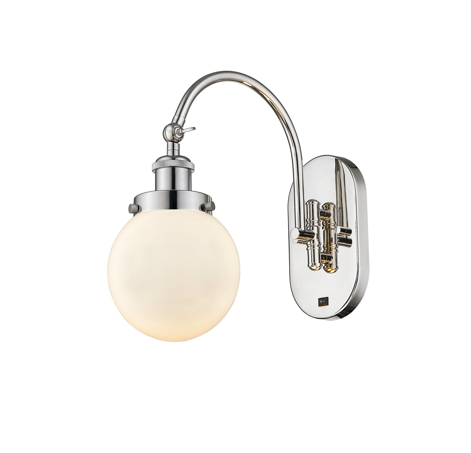 Innovations - 918-1W-PN-G201-6 - One Light Wall Sconce - Franklin Restoration - Polished Nickel