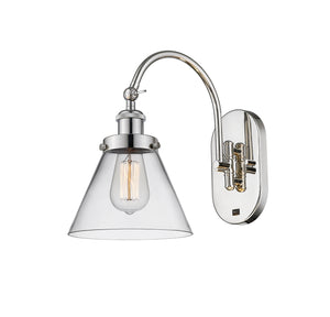 Innovations - 918-1W-PN-G42 - One Light Wall Sconce - Franklin Restoration - Polished Nickel