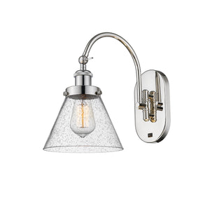 Innovations - 918-1W-PN-G44 - One Light Wall Sconce - Franklin Restoration - Polished Nickel