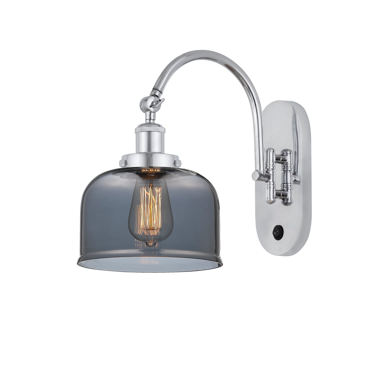 Innovations - 918-1W-PC-G73 - One Light Wall Sconce - Franklin Restoration - Polished Chrome