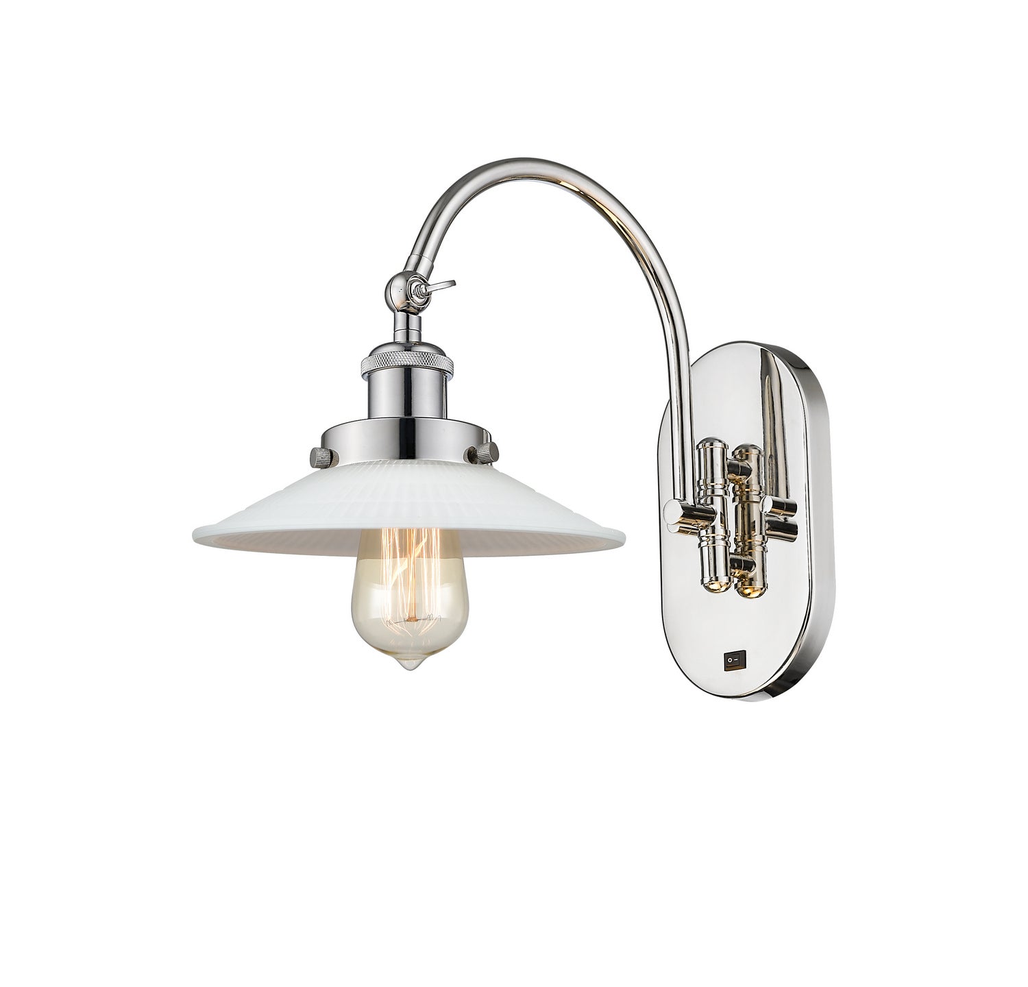 Innovations - 918-1W-PN-G1 - One Light Wall Sconce - Franklin Restoration - Polished Nickel