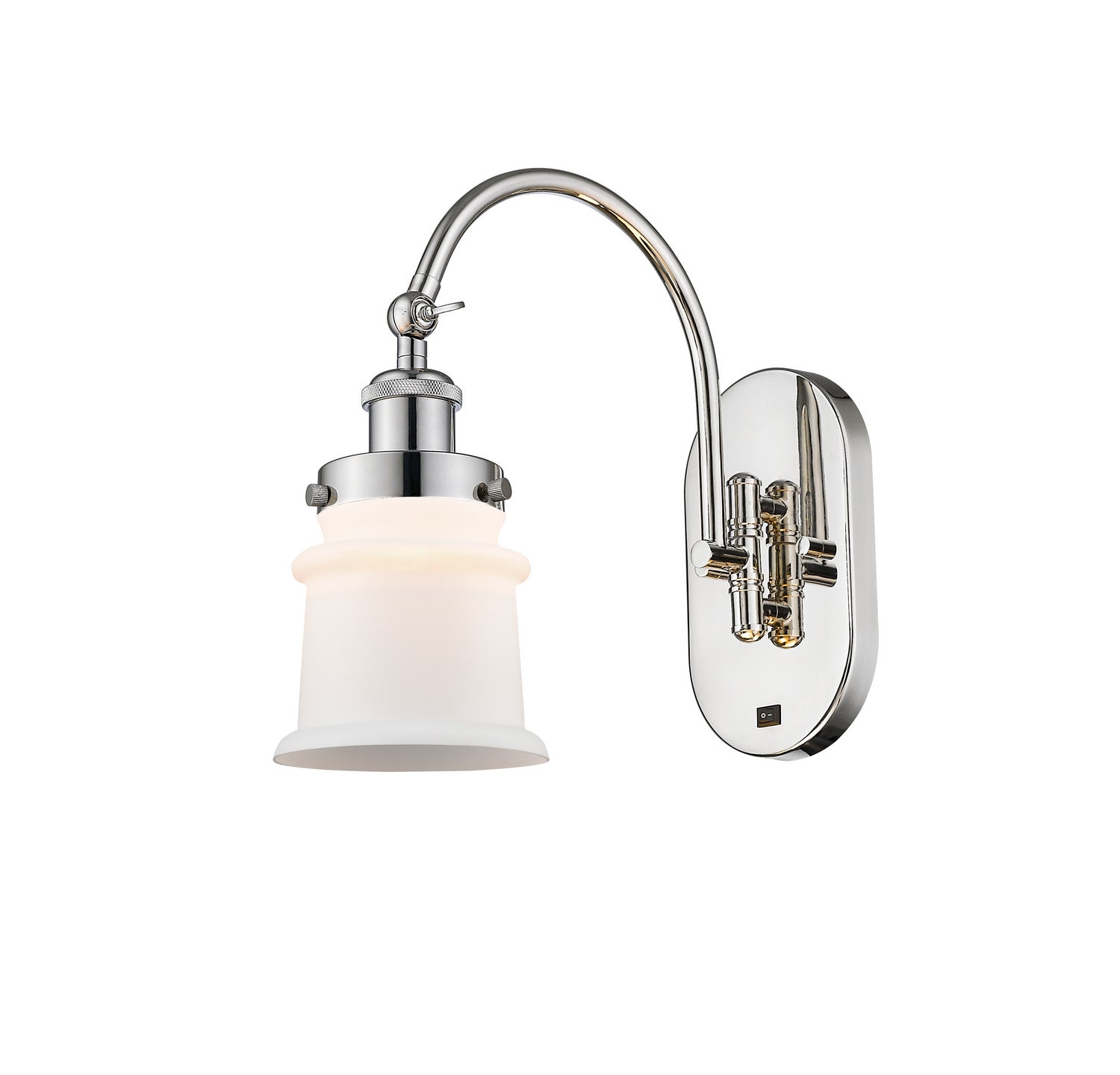 Innovations - 918-1W-PN-G181S - One Light Wall Sconce - Franklin Restoration - Polished Nickel