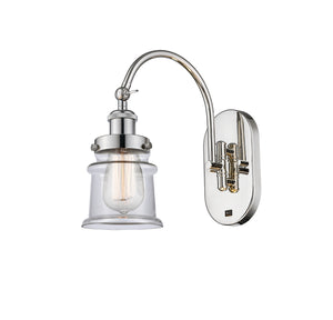 Innovations - 918-1W-PN-G182S - One Light Wall Sconce - Franklin Restoration - Polished Nickel