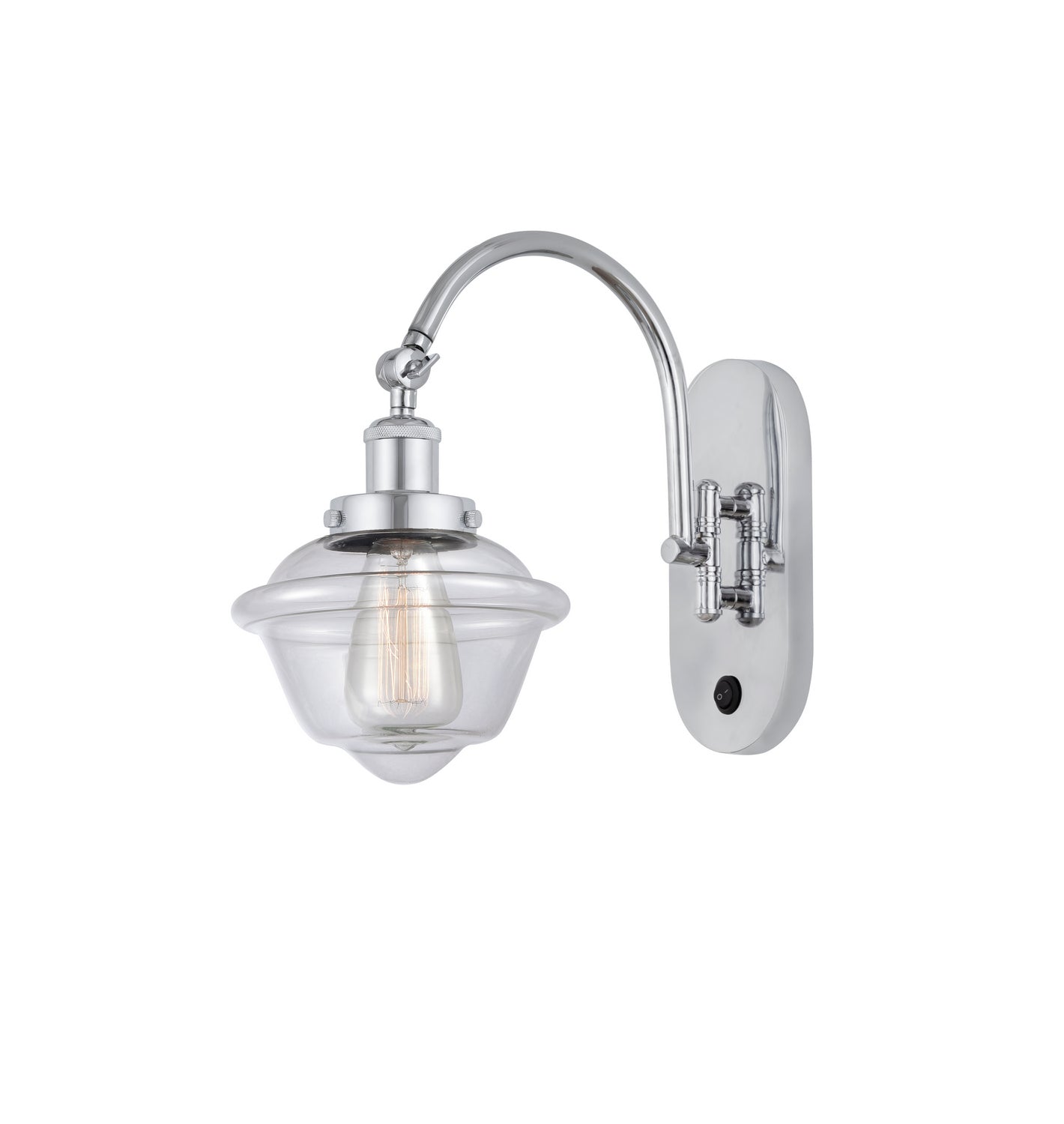 Innovations - 918-1W-PC-G532 - One Light Wall Sconce - Franklin Restoration - Polished Chrome