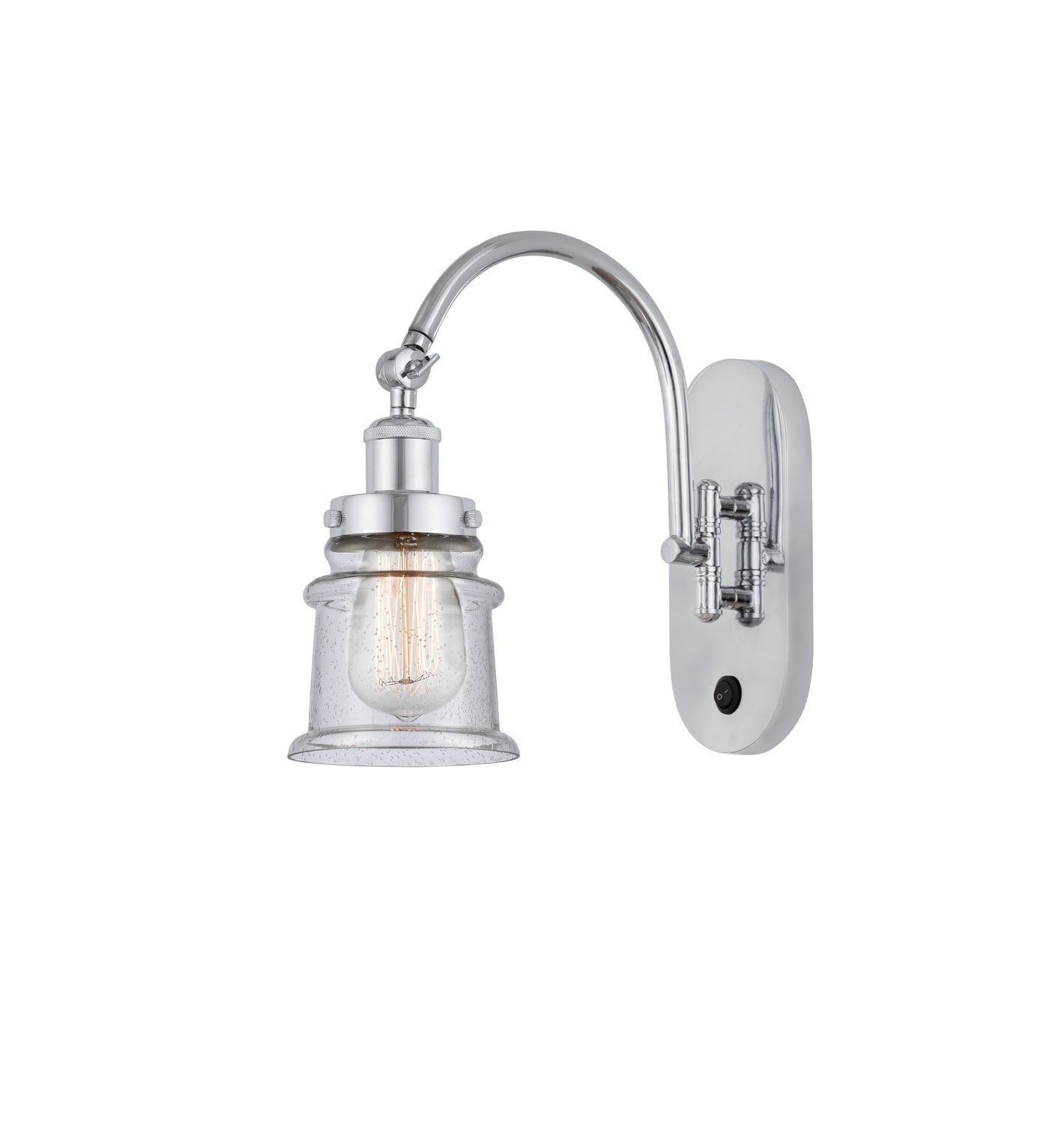 Innovations - 918-1W-PC-G184S - One Light Wall Sconce - Franklin Restoration - Polished Chrome