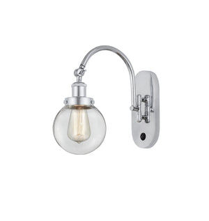 Innovations - 918-1W-PC-G202-6 - One Light Wall Sconce - Franklin Restoration - Polished Chrome