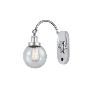 Innovations - 918-1W-PC-G204-6 - One Light Wall Sconce - Franklin Restoration - Polished Chrome