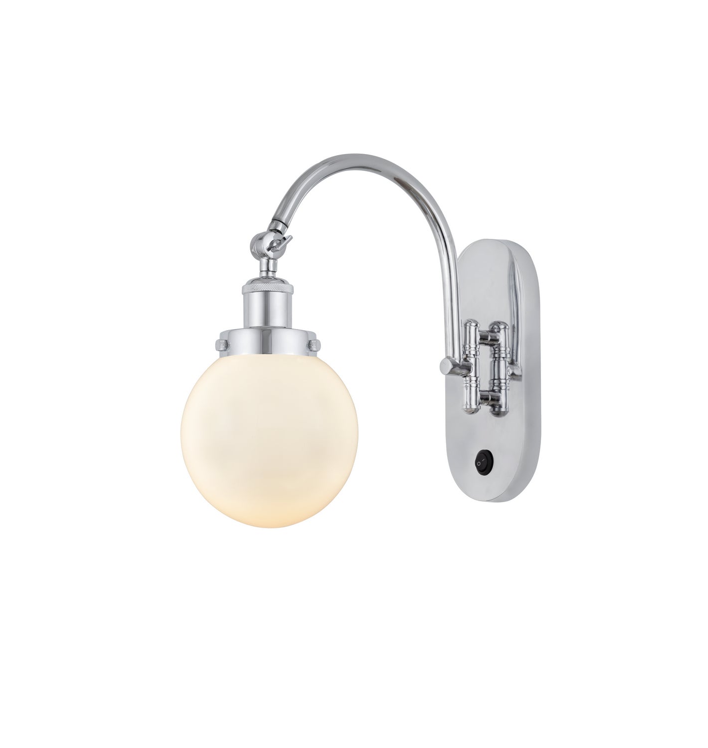 Innovations - 918-1W-PC-G201-6 - One Light Wall Sconce - Franklin Restoration - Polished Chrome