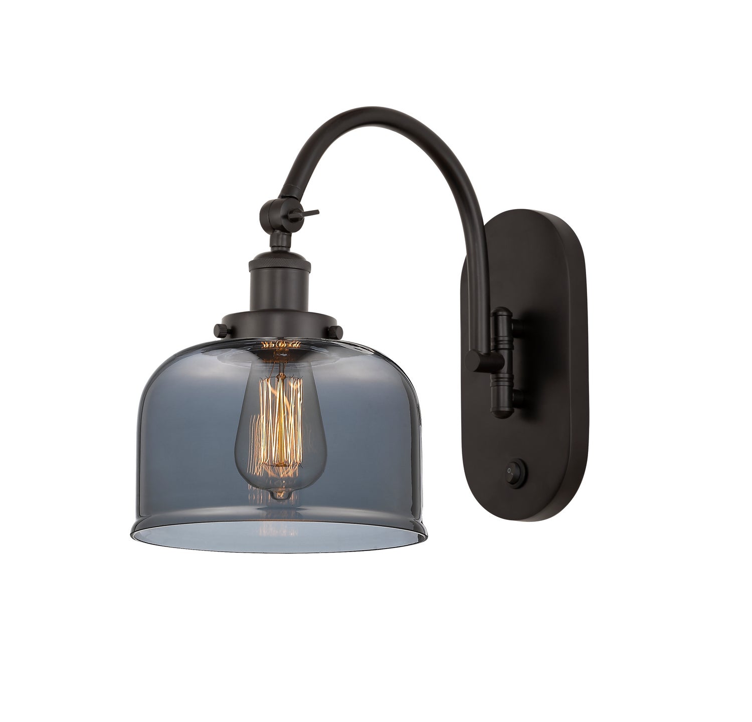 Innovations - 918-1W-OB-G73 - One Light Wall Sconce - Franklin Restoration - Oil Rubbed Bronze