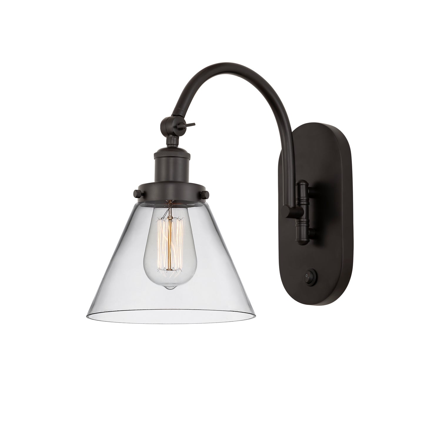 Innovations - 918-1W-OB-G42 - One Light Wall Sconce - Franklin Restoration - Oil Rubbed Bronze