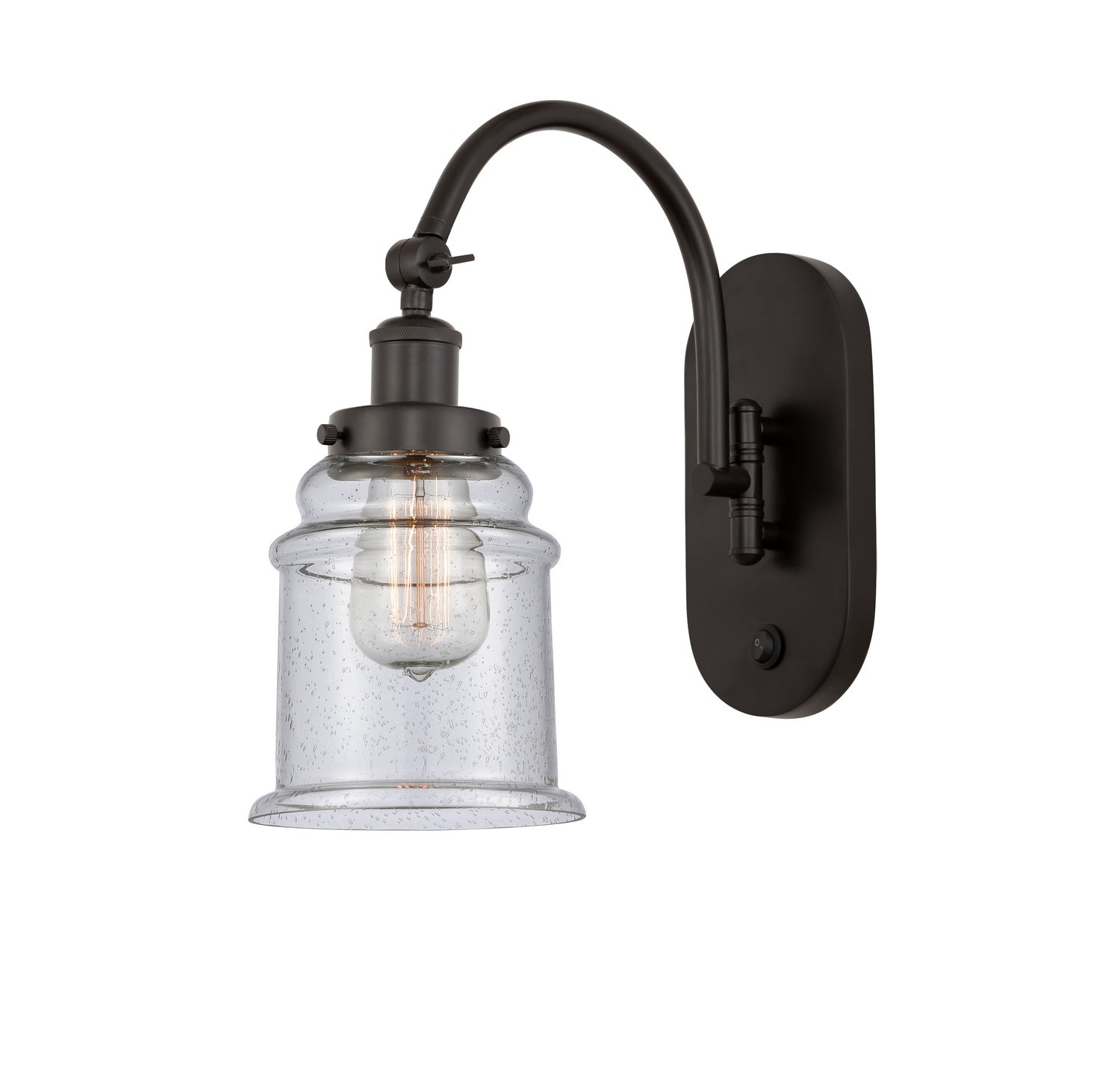 Innovations - 918-1W-OB-G184 - One Light Wall Sconce - Franklin Restoration - Oil Rubbed Bronze