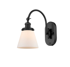 Innovations - 918-1W-BK-G61-LED - LED Wall Sconce - Franklin Restoration - Matte Black