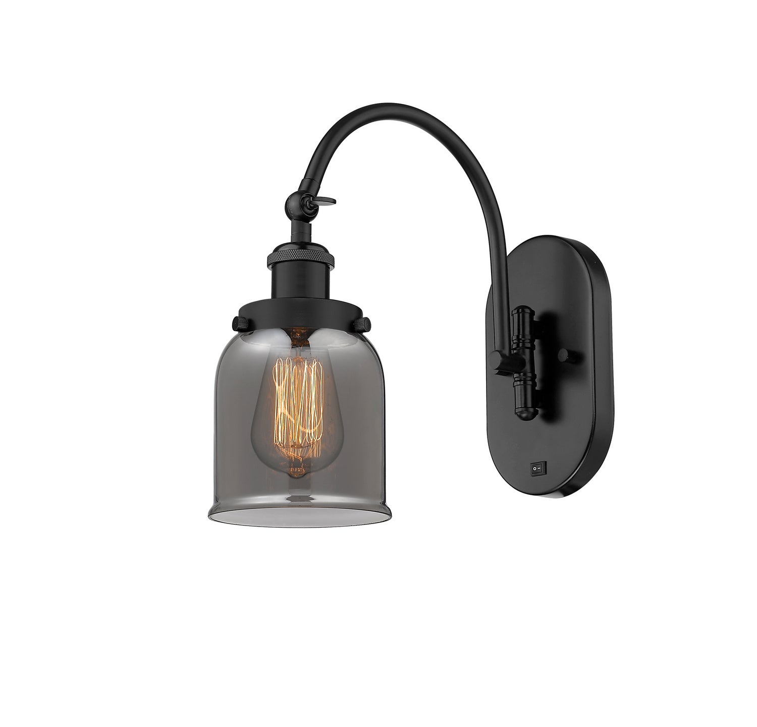 Innovations - 918-1W-BK-G53-LED - LED Wall Sconce - Franklin Restoration - Matte Black