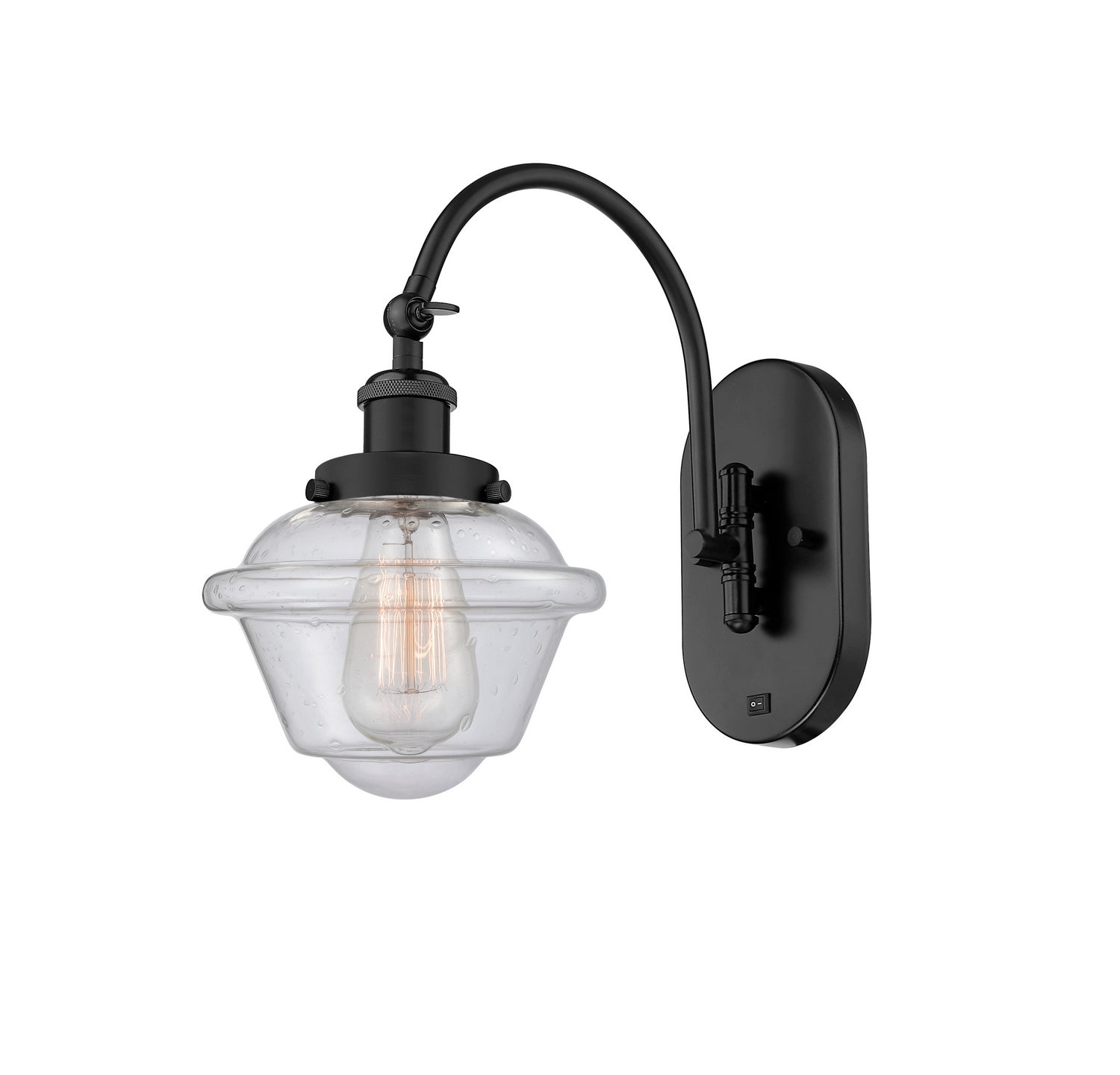 Innovations - 918-1W-BK-G534-LED - LED Wall Sconce - Franklin Restoration - Matte Black