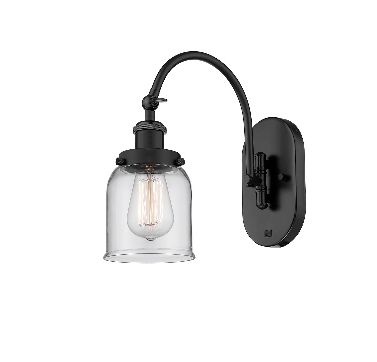 Innovations - 918-1W-BK-G52-LED - LED Wall Sconce - Franklin Restoration - Matte Black