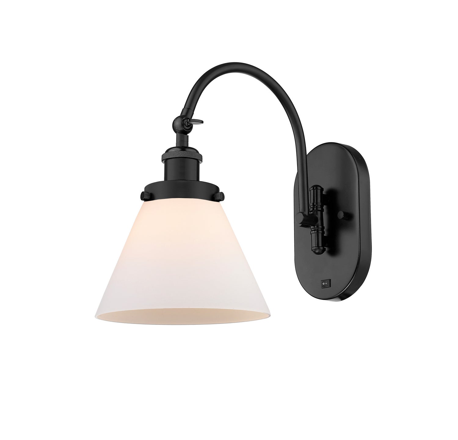 Innovations - 918-1W-BK-G41-LED - LED Wall Sconce - Franklin Restoration - Matte Black