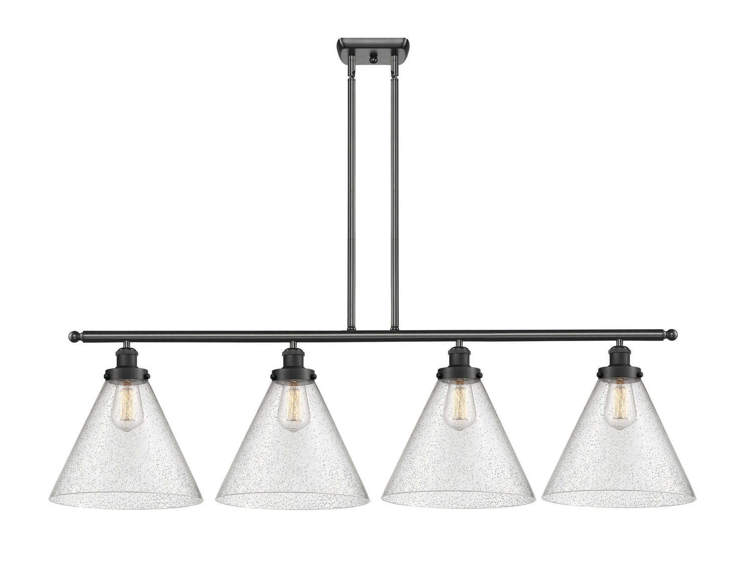 Innovations - 916-4I-BK-G44-L - Four Light Island Pendant - Ballston Urban - Matte Black