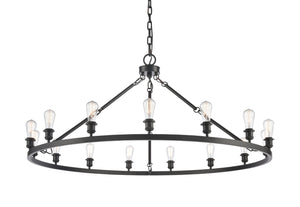 Innovations - 860-BK-LED - LED Chandelier - Ballston - Matte Black