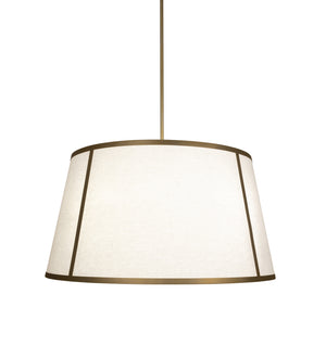 Meyda Tiffany - 218060 - LED Pendant - Cilindro - Matte Buttered Brass