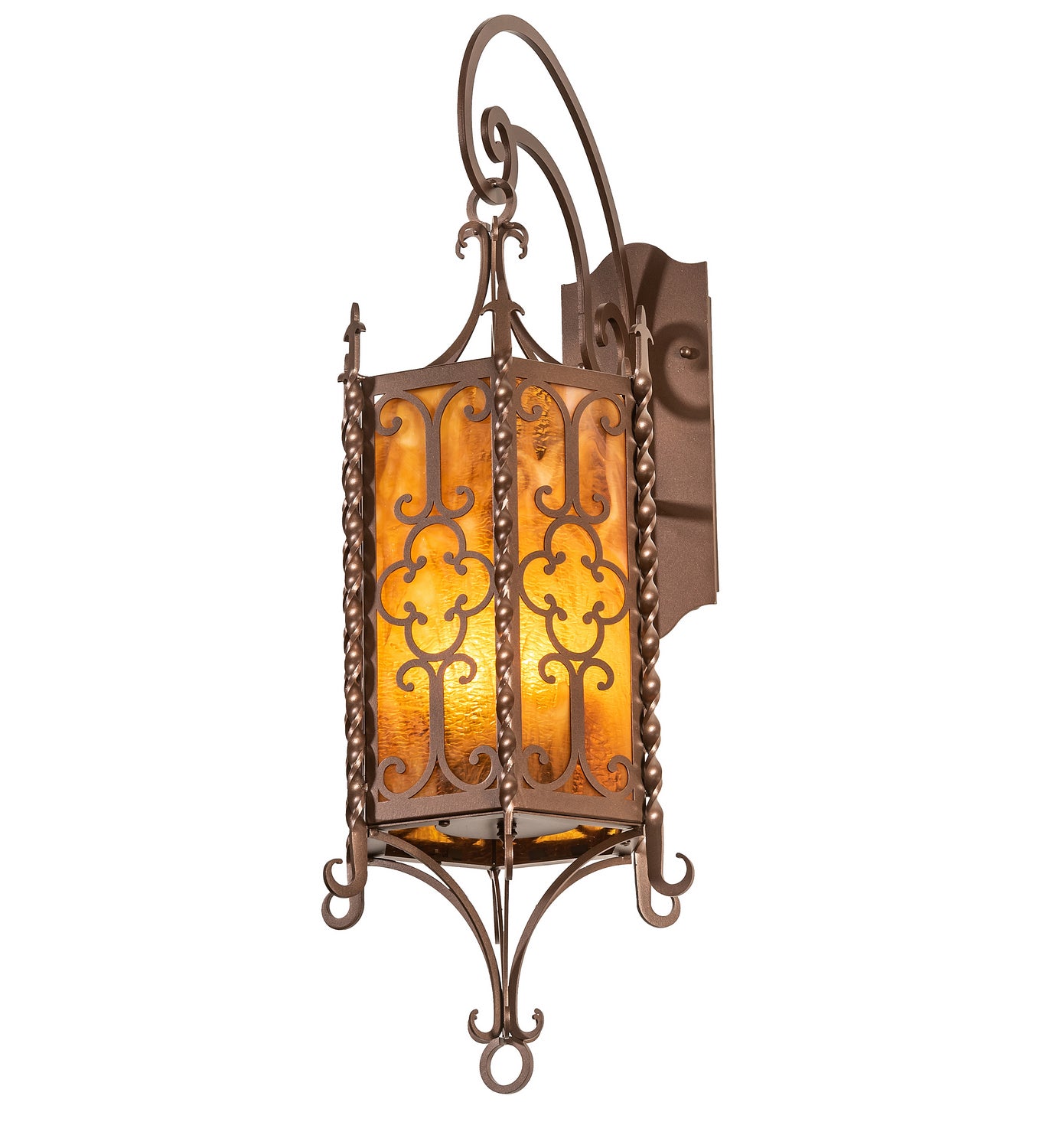 Meyda Tiffany - 220807 - Three Light Wall Sconce - Cosette - C-Mahogany Bronze