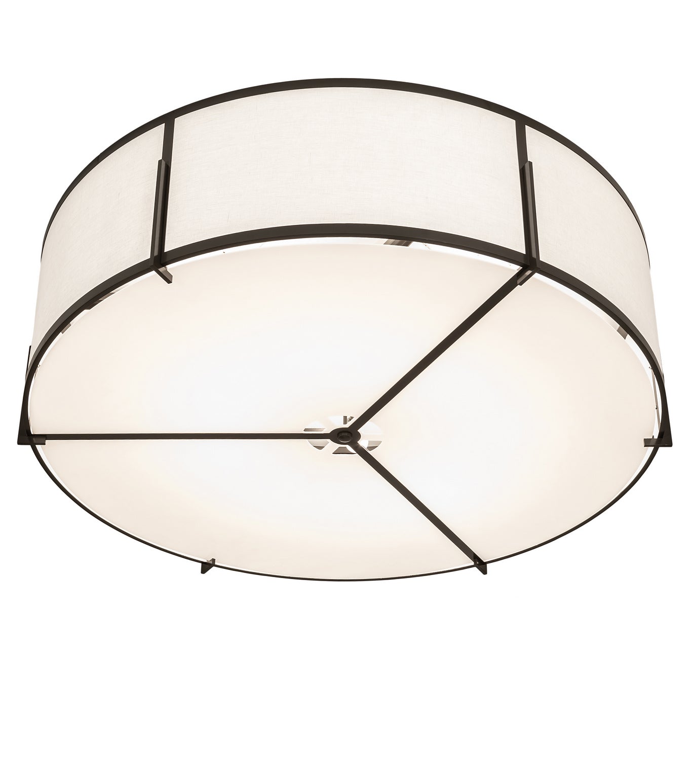 Meyda Tiffany - 243104 - 12 Light Flushmount - Cilindro - Timeless Bronze