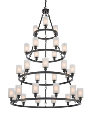 Innovations - 820345-BK-G801-LED - LED Chandelier - Ballston - Matte Black